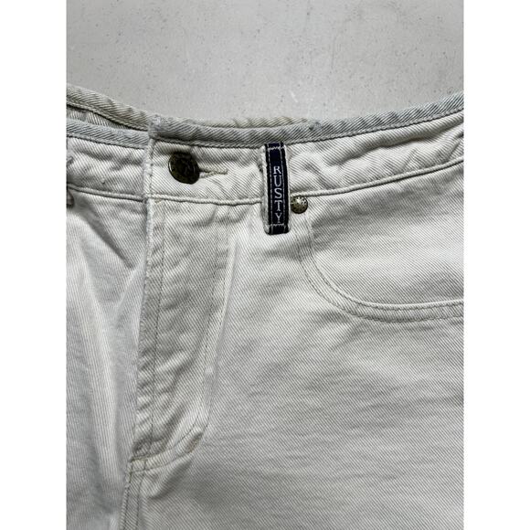 Y2K Rusty Womens Shorts Size 5  White/Cream Vintage Denim USA - 90’s - summer - Picture 2 of 10